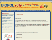 Tablet Screenshot of biopol-conf.org